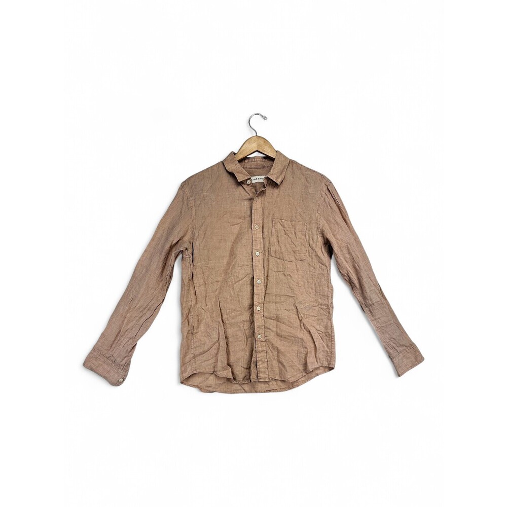 Giordano Women's Lightweight Crinkle Button-Down Shirt - Size‎ M